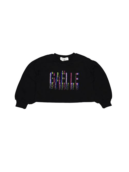 Felpa, bambina, logata. GAELLE PARIS | 2745FY00040BK
